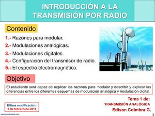 Transmisiones De Radio: Una Introducción Completa - Lax